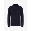 AX ARMANI Chest Logo Polo - Navy