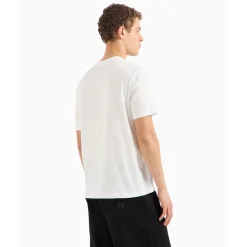 AX ARMANI Graphic Logo T-Shirt - White