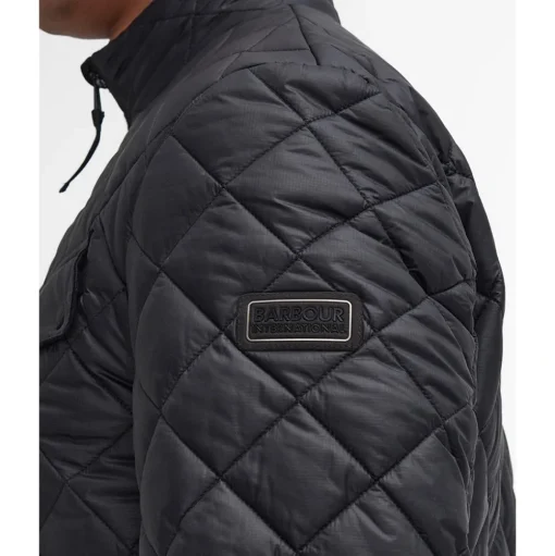 Barbour International Ariel Box Quilted Jacket - Black