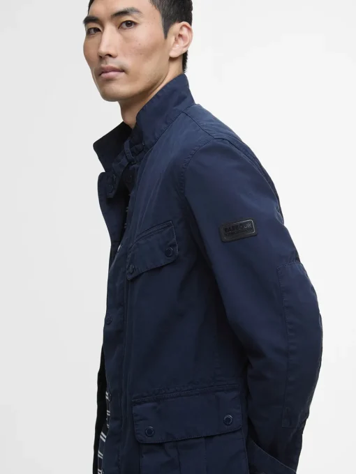 Barbour International Cotton Casual Duke Jacket - Navy