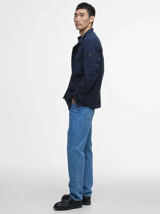 Barbour International Cotton Casual Duke Jacket - Navy