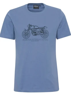 Barbour International Venture Graphic T-Shirt - Blue