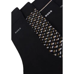 Boss 4 Pack Monogram Gift Set - Black