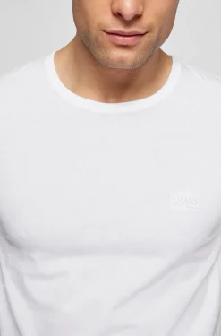Boss 3 Pack Pure Cotton Logo Tees - White