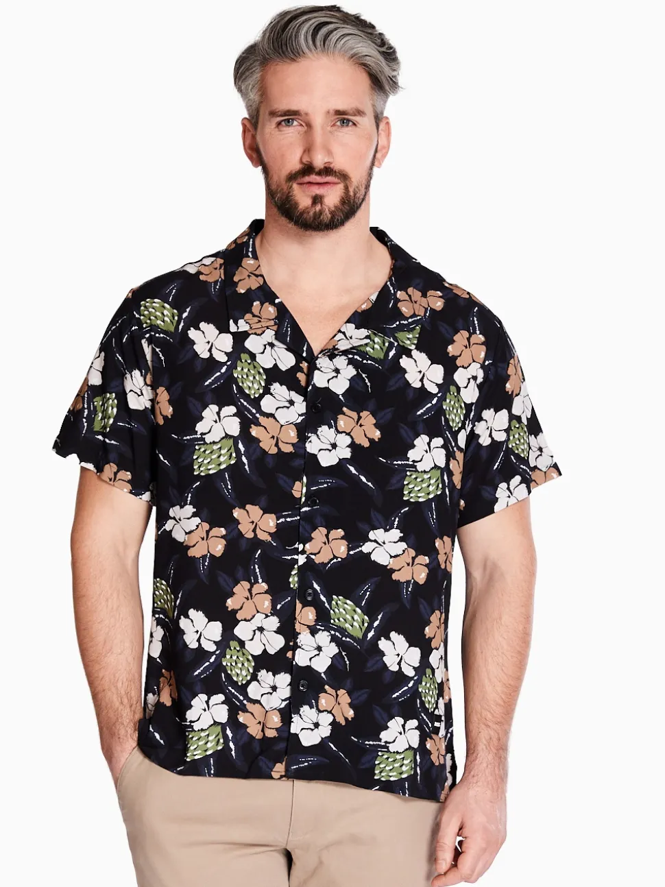 Boss Beach Shirt - Black