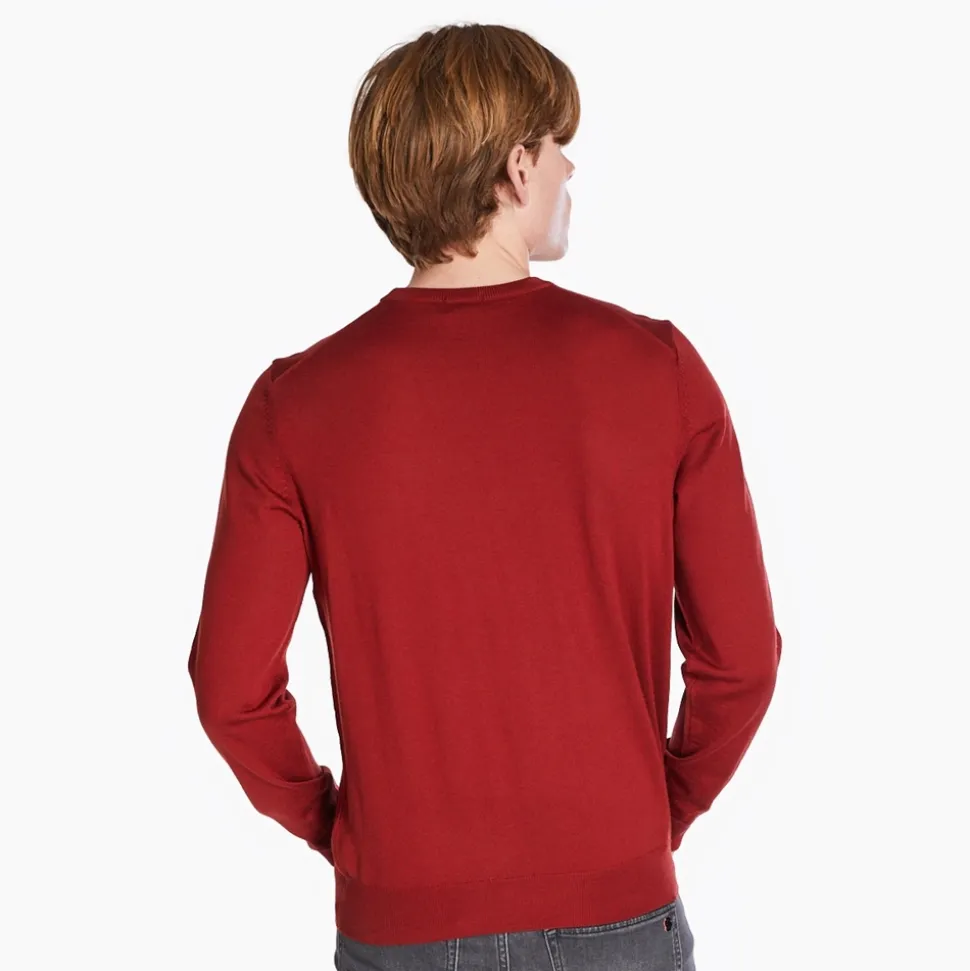 Boss Botto Crew Neck Knit - Red