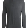 Boss Elbrando Quarter Zip - Grey
