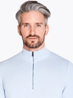 Boss Elbrando Quarter Zip - Blue