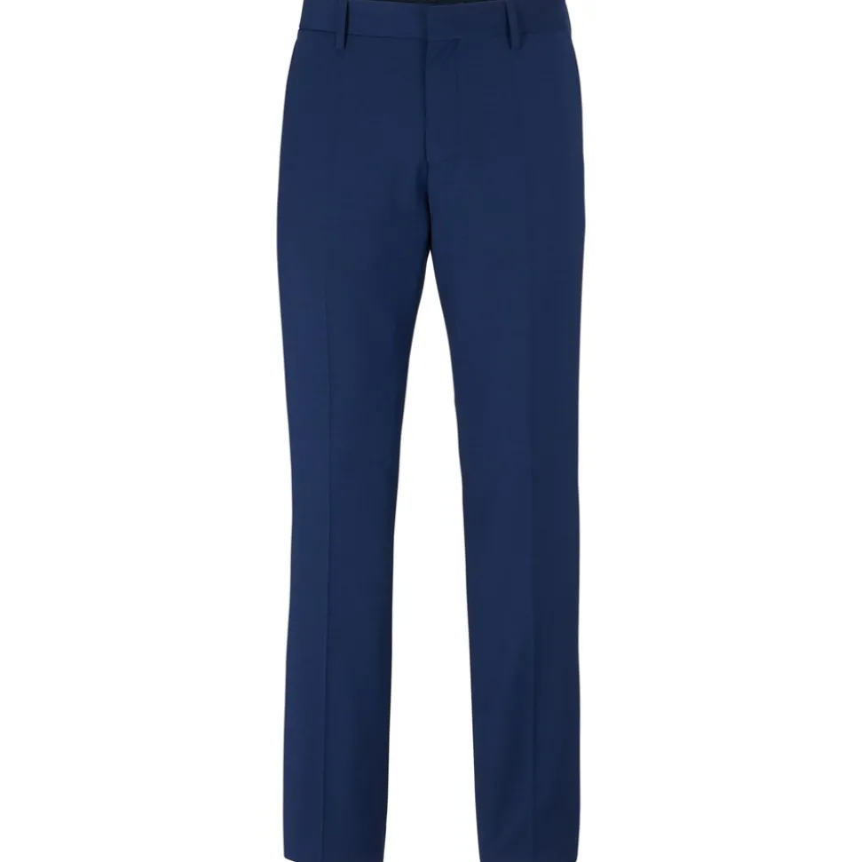 Boss Genius Slim Fit Trousers - Blue