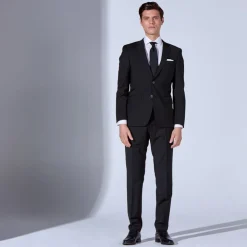 Boss H-Huge Slim-Fit Suit Jacket - Black