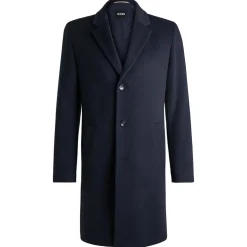 Boss Hyde C244 Wool Coat - Blue