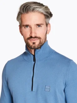 Boss Kanobix Half Zip - Blue