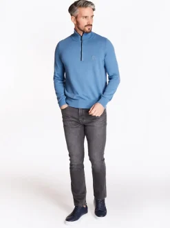 Boss Kanobix Half Zip - Blue