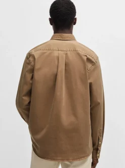 Boss Lambey Overshirt - Stone