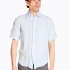 Boss Rash 2 100% Linen Shirt - Blue