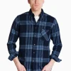 Boss Rickert Check Shirt - Blue