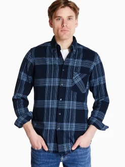 Boss Rickert Check Shirt - Blue