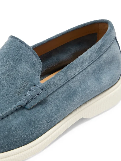 Boss Sienne Suede Loafer - Blue