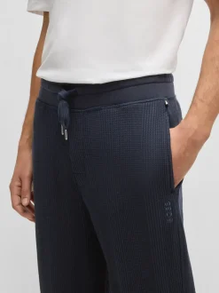 Boss Structured Sweatpants - Blue