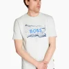 Boss Te Logospace T-Shirt - Blue