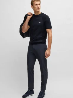 Boss Titanium Suede Mix - Navy