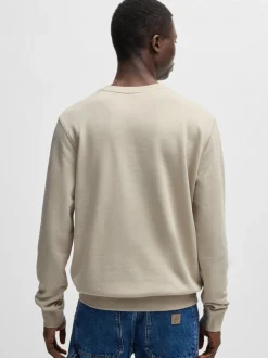 Boss Westart Regular Fit Sweatshirt - Stone