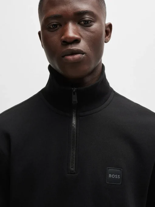 Boss Zetrust Quarter Zip - Black