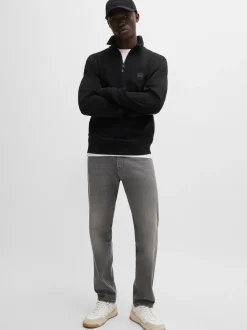 Boss Zetrust Quarter Zip - Black