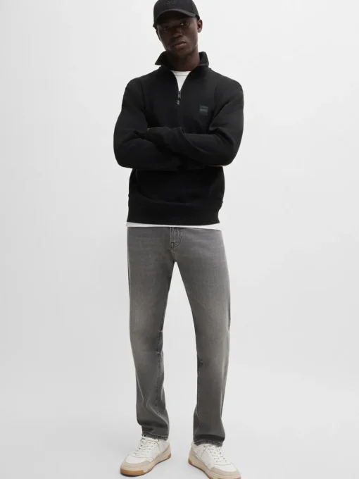 Boss Zetrust Quarter Zip - Black