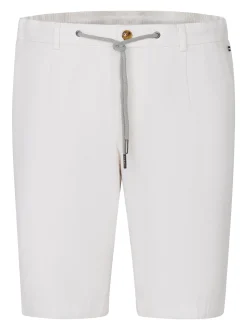 Bugatti Cool Linen Drawstring Short - White