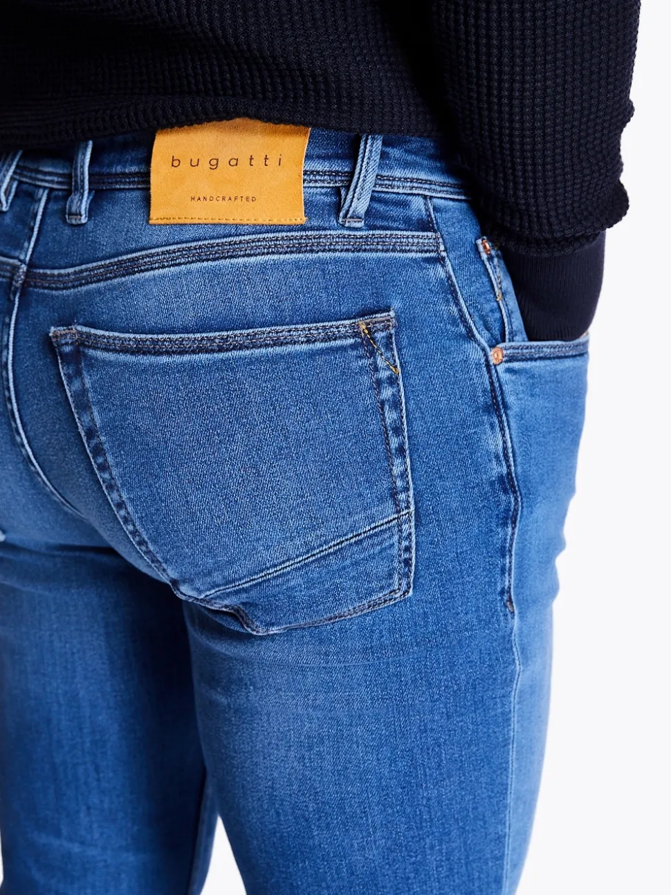 Bugatti Handcrafted Candiani Denim - Blue