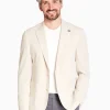Bugatti Jersey Stretch Blazer - Stone