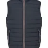 Bugatti Mix Media Bodywarmer - Navy