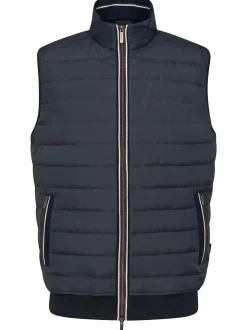 Bugatti Mix Media Bodywarmer - Navy