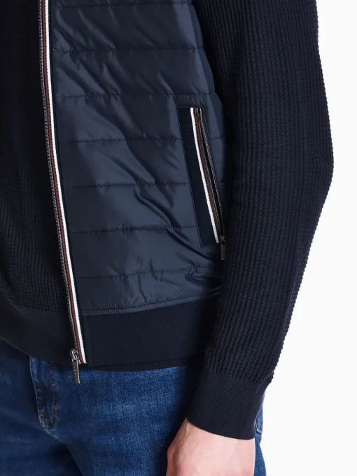 Bugatti Mix Media Bodywarmer - Navy