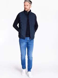 Bugatti New Quilt Bodywarmer - Navy