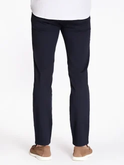 Bugatti Textured Two Tone 5 Pocket Pant - Navy