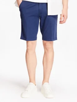 Bugatti Twill Tailored Shorts - Blue