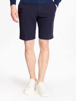 Bugatti Twill Tailored Shorts - Navy