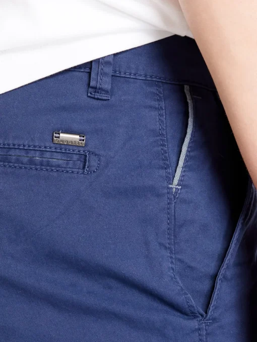 Bugatti Twill Tailored Shorts - Blue