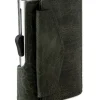 C Secure Wallet With Coin Pocket - Black