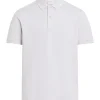 Calvin Klein Oxford Two Tone Polo - Silver