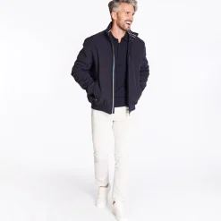 Club 1879 Leinster Cotton Cashmere Polo Knit - Navy