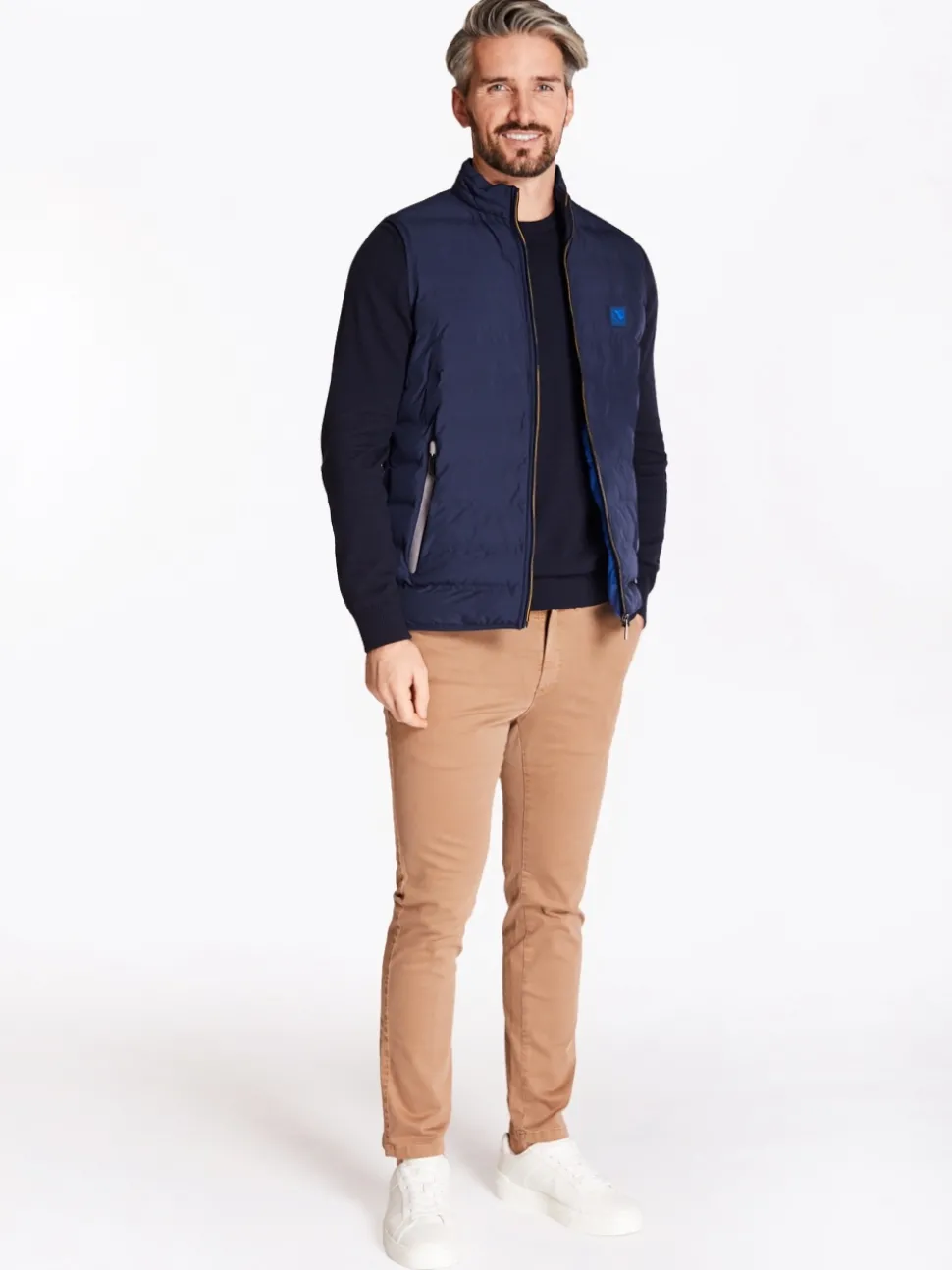 Club 1879 Leinster Crew Neck Knit - Navy