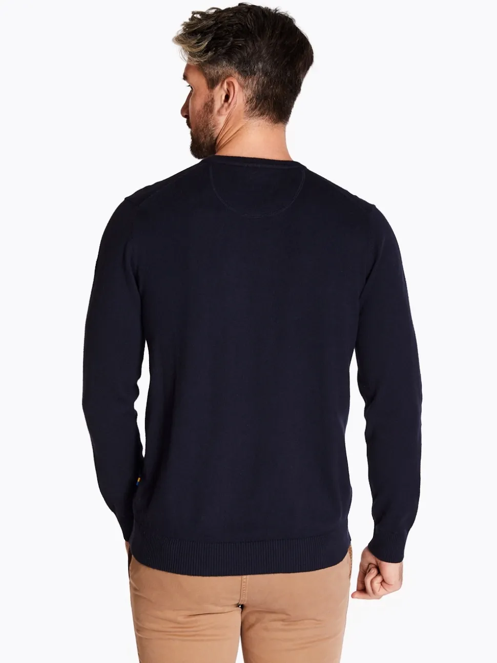Club 1879 Leinster Crew Neck Knit - Navy