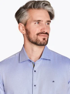 Club 1879 Leinster Diagonal Twill Shirt - Blue