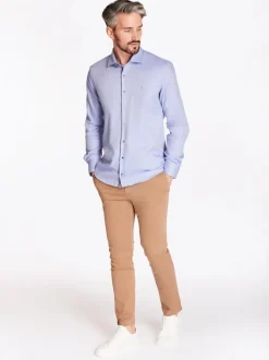 Club 1879 Leinster Diagonal Twill Shirt - Blue