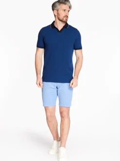 Club 1879 Open Neck Polo Shirt - Navy