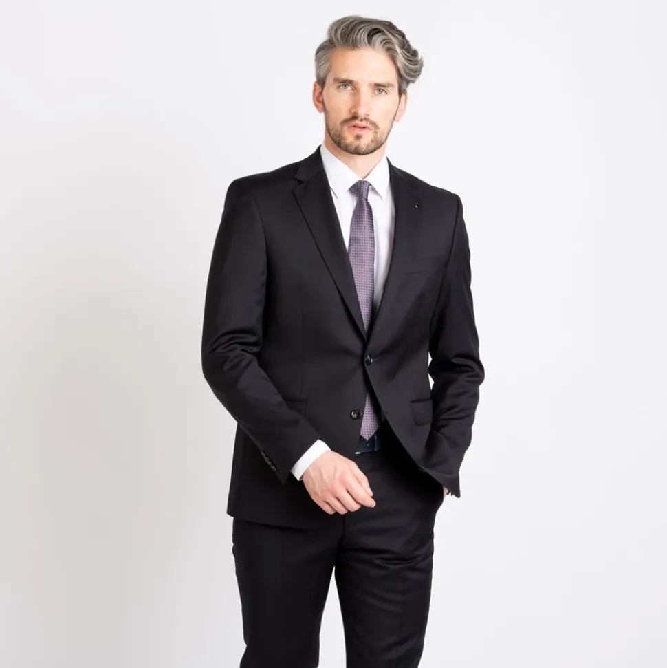 Digel Per Suit Trousers - Navy
