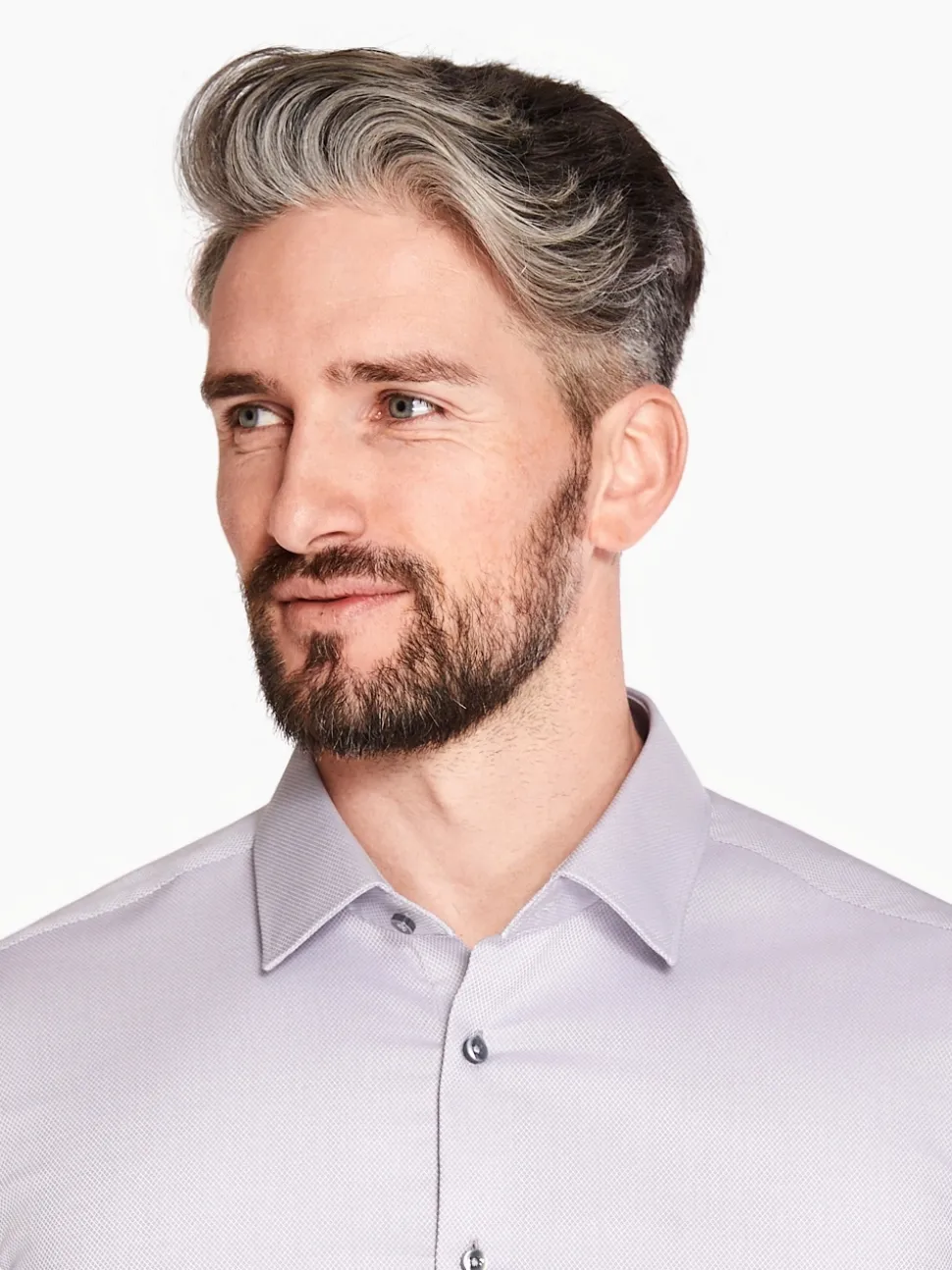 Eterna Mini Diamond Shirt - Grey